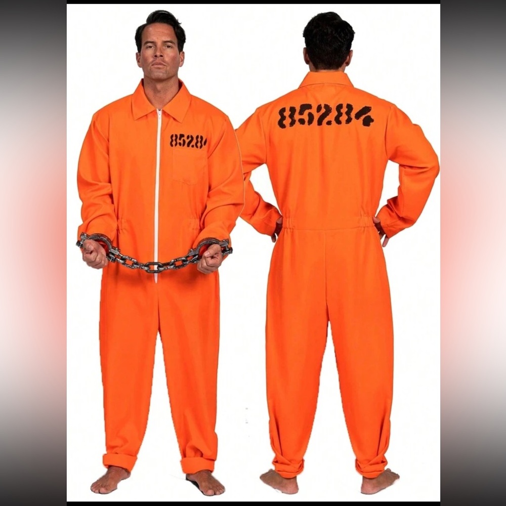 Inmate costume (BRAND NEW NEVER WORN)